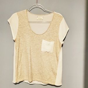 Lou & grey Sheer back top S